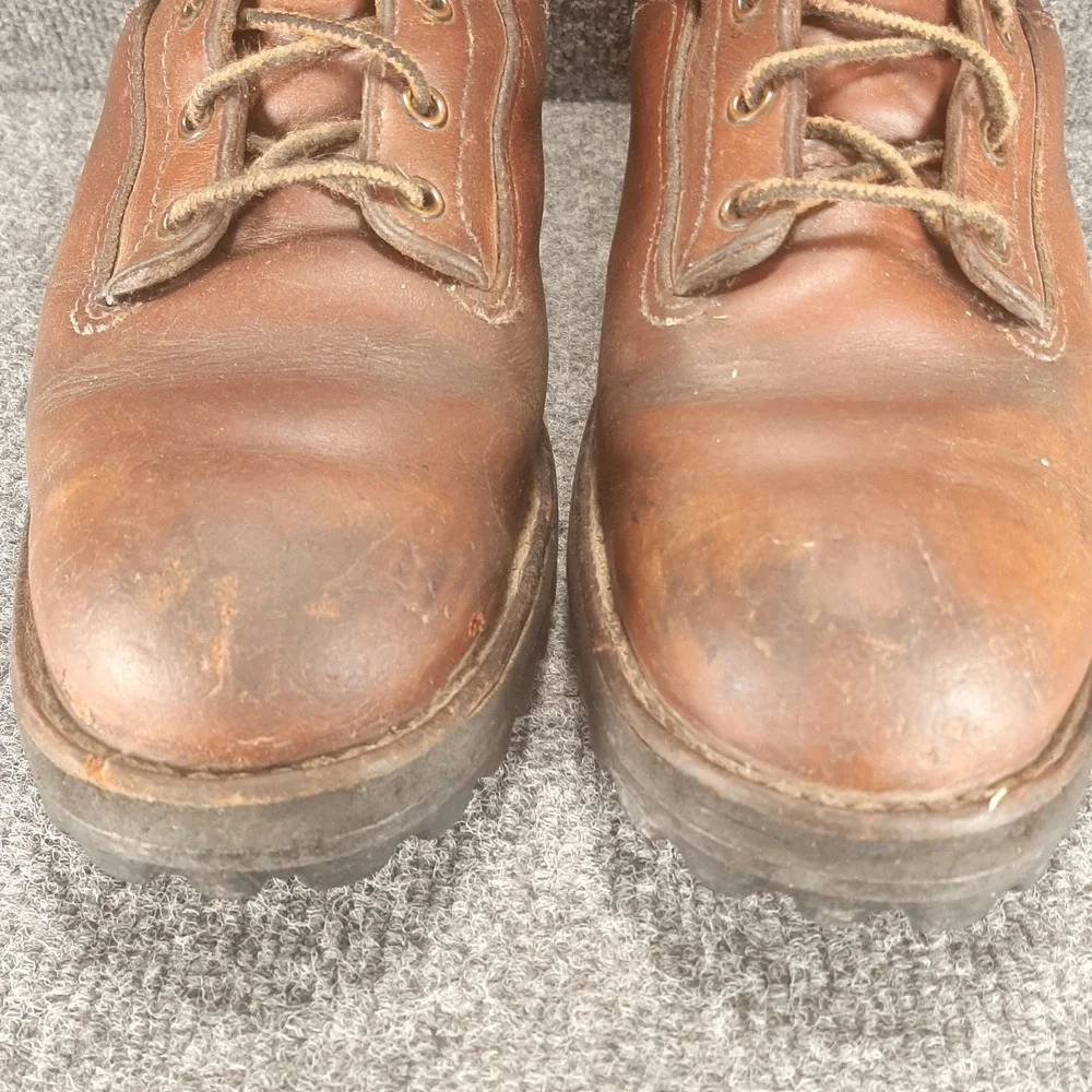 VTG Danner 63500 Brown Leather Hunting Work Boots Men's Size 8.5 D Gore-Tex USA